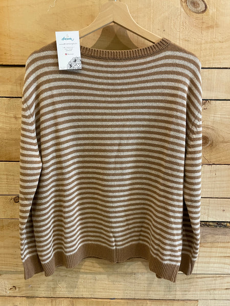 Jersey cashmere rayas